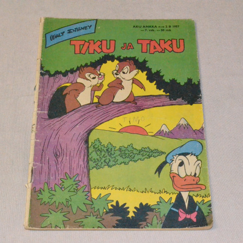 Aku Ankka 02B - 1957 Tiku ja Taku